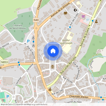 Rue des Chasseurs Ardenais, 2, 6840, Neufchâteau