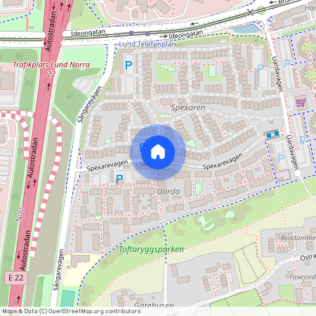 Sångarevägen, Lund