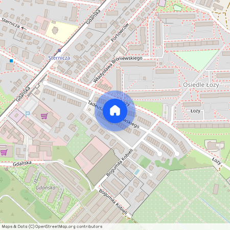 ul. Tadeusza Gwiazdowskiego, Brzeźno, Gdańsk, pomorskie