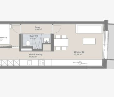 120 Meter zur U1 Oberlaa- Sonnige, barrierefreie südseitige Wohnung... - Photo 2
