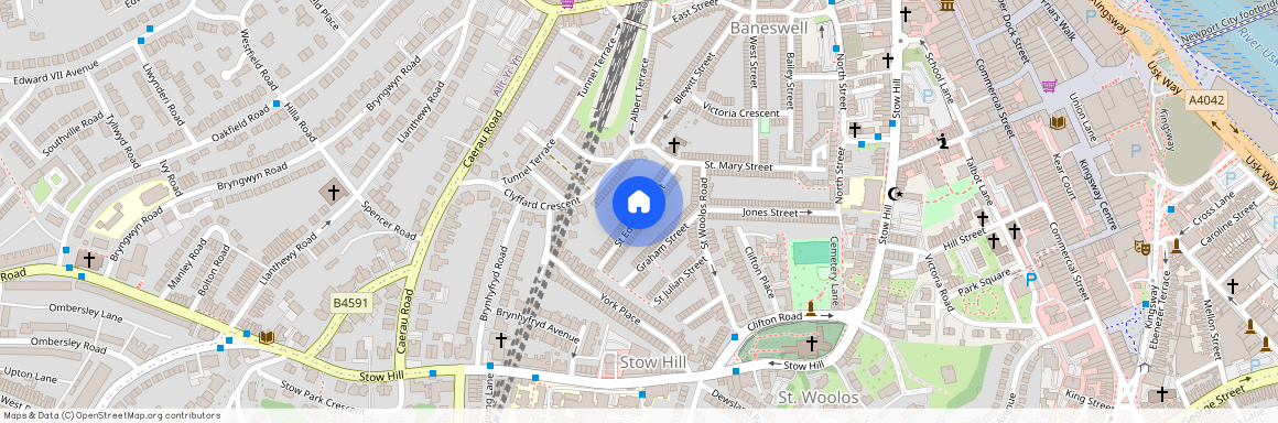 St. Edward Street, Newport, NP20