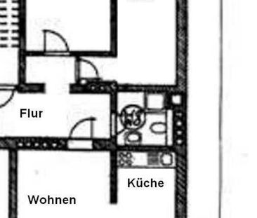 ruhige 3- Raumwohnung mit offener Küche und Dusche ! - Photo 5