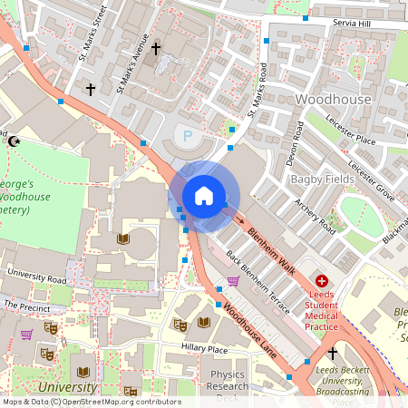 Cross Woodstock Street, Leeds, LS2