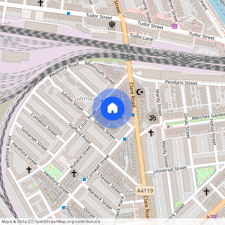 CF11 6SJ Grangetown, Wales, Cardiff