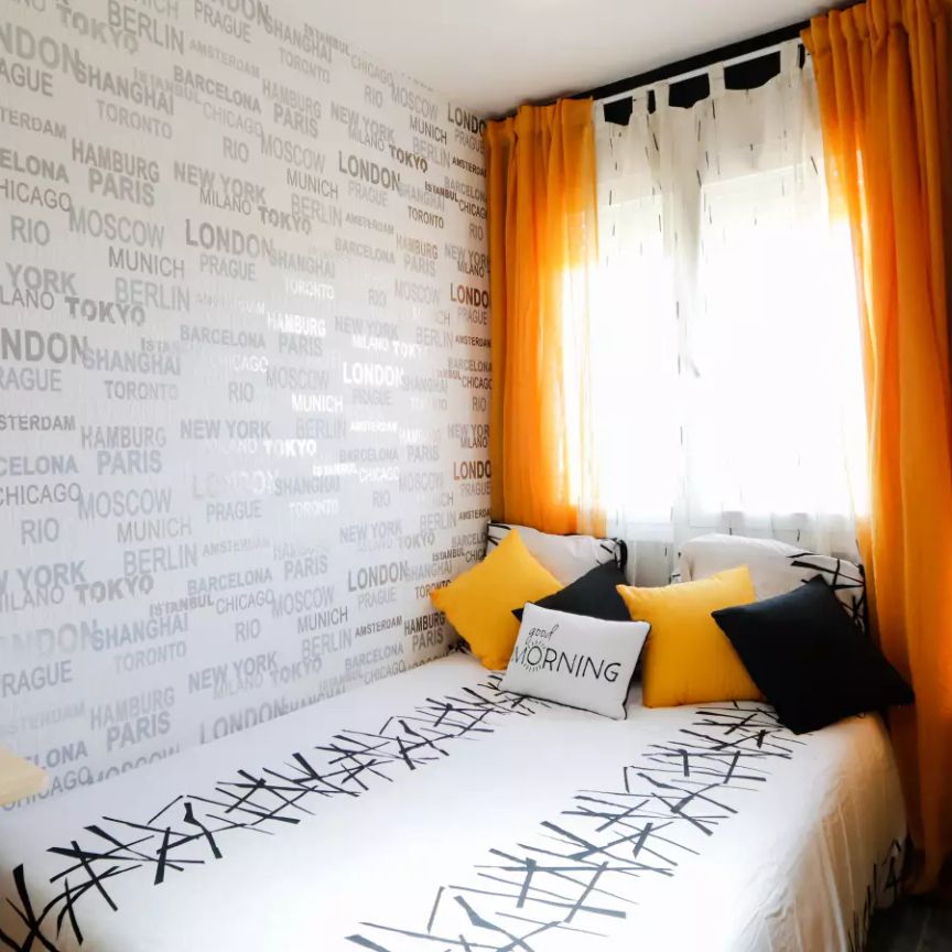 Single Bed in Room in a shared 5-bedroom apartment for rent in Alcalá de Henares, professionals and students welcome - Photo 1