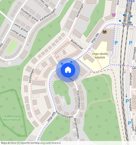 Bidevindsgränd 9, Vega