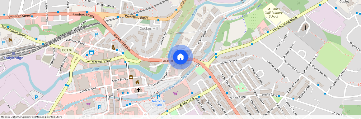 Portland Place. Mottram Road, Stalybridge, Greater Manchester, SK15