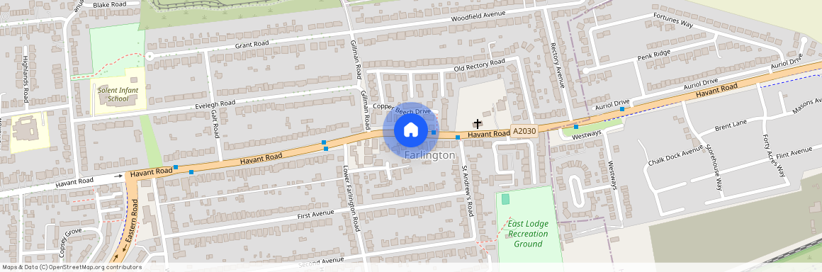 Havant Road, Farlington, Portsmouth, Hampshire, PO6