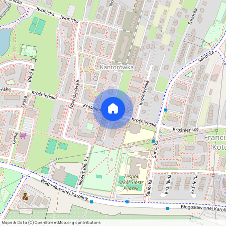 ul. Krośnieńska, Franciszka Kotuli, Rzeszów, podkarpackie