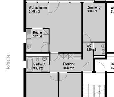 4.5 Zimmer, 77 m², 3. Stock - Photo 6