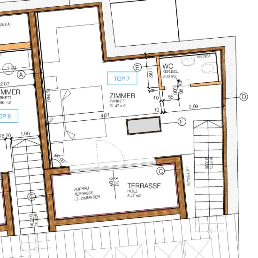 2-Zimmer-Dachgeschoßmaisonette in ruhiger Top Lage mit West-Balkon und Lift - zentrumsnah DG Top 7 - Photo 2