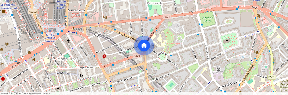 Penton Rise, King's Cross, London, WC1X