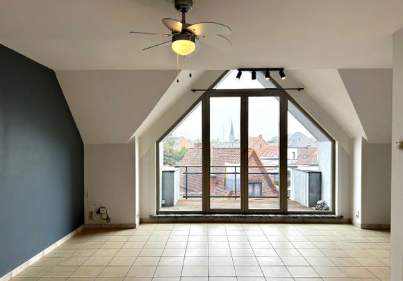 Gezellig Duplexappartement met garagebox in centrum Zulte - Foto 1