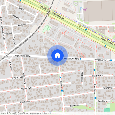 Płock, Wyszogrodzka, Al., Piłsudskiego, Józefa