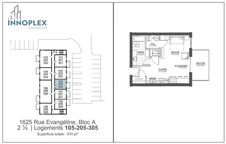 2½ — 205 – 1625 Evangéline - Photo 5