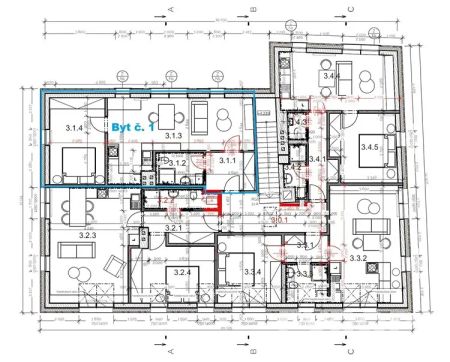 Pronájem bytu 2+kk, celková výměra 52 m - Фото 4
