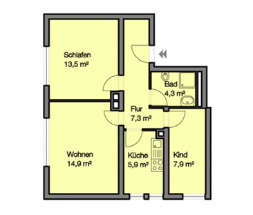 Hübsche Dreizimmerwohnung im zweiten Obergeschoss - Photo 6