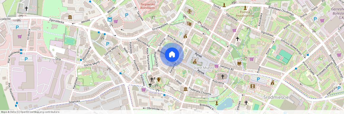 ul. Bolesława Prusa, Bolesławiec, bolesławiecki, dolnośląskie