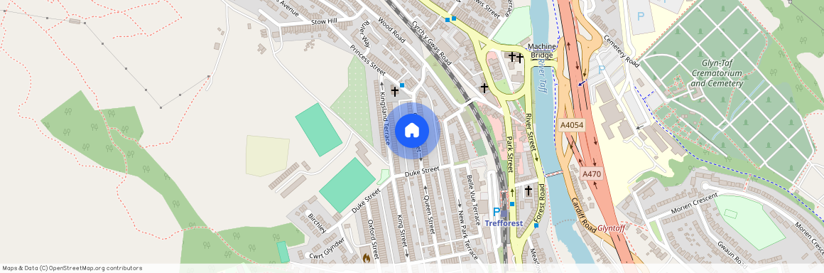 Queen Street, Pontypridd CF37