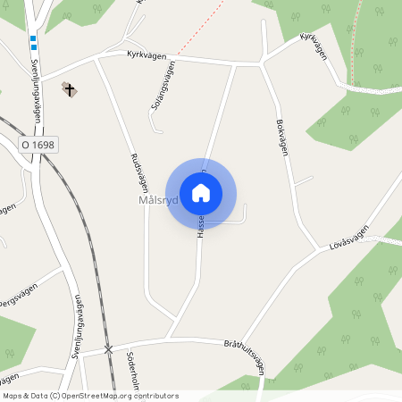 Hasselbacksvägen, Målsryd