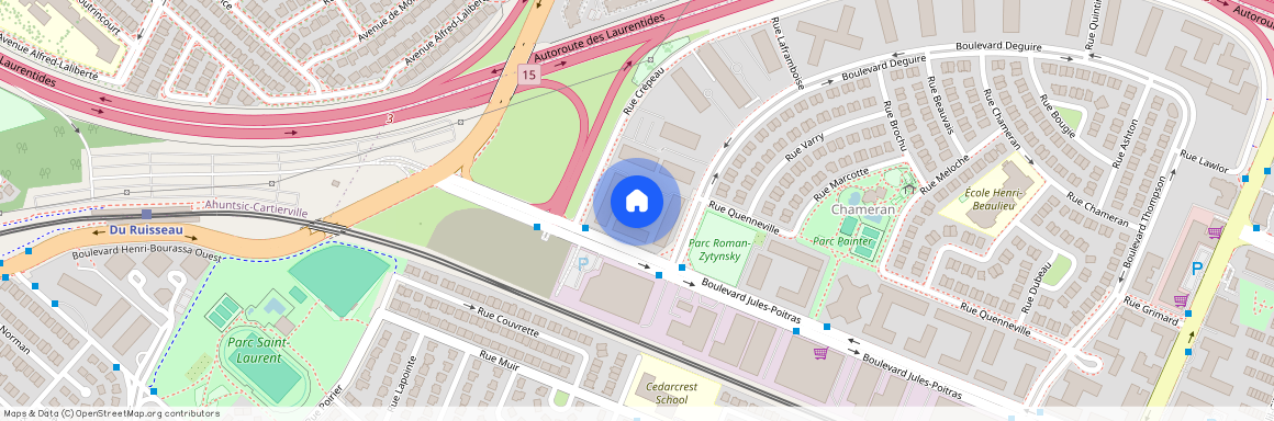 406 Rue Crépeau, Saint-Laurent, Saint-Laurent, Ile de Montréal, H4N 2V4