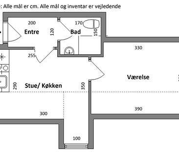 2-værelses studiebolig - Photo 1