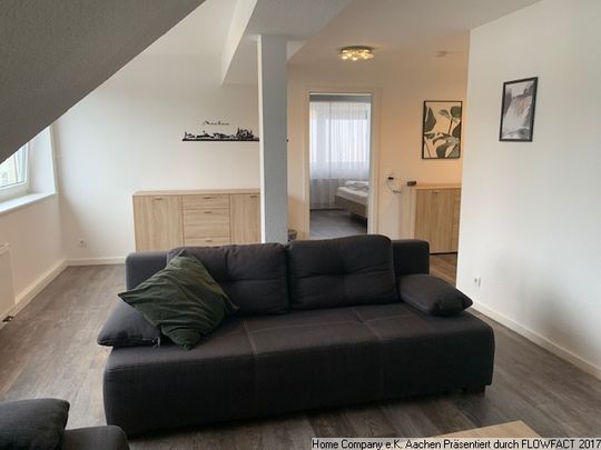 Aachen-Haaren: Modern möbl. 3-Zimmerwohnung mit Balkon - Photo 1