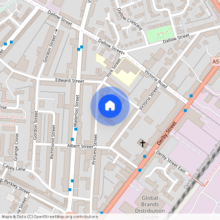 Princess Court, Burton-On-Trent, DE14