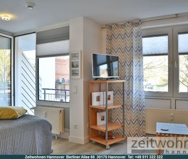 Döhren-Leineinsel, 1 Zimmer Wohnung mit Internet, Balkon, Tiefgarag... - Photo 1