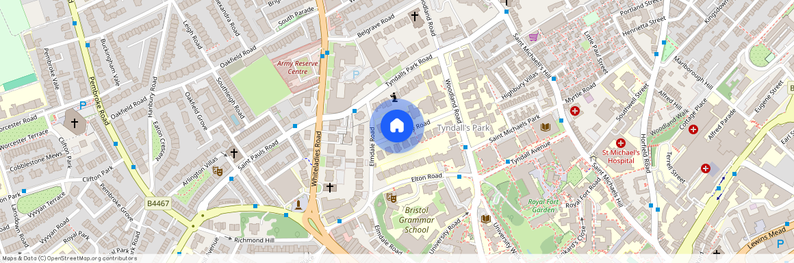 Clifton, Priory Road, BS8 1TU, Bristol