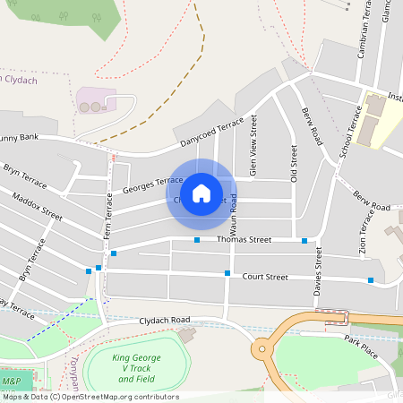 Charles Street, Clydach, Tonypandy, Mid Glamorgan.