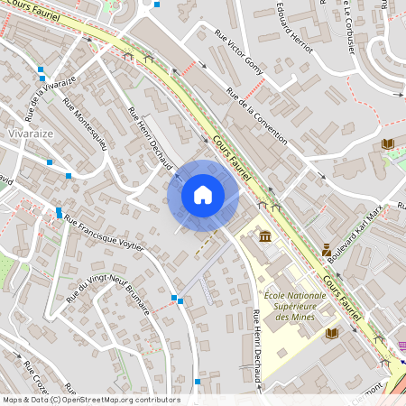 23 25 BIS RUE EMILE CLERMONT, 45 49 RUE HENRI DECHAUD, ST ETIENNE FAURIEL, Saint Etienne