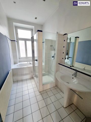 Klassisch. Wienerisch. Wunderschön. Ein Zuhause mit Charakter! Klassische Altbauwohnung in kompletter Hoflage + Flügeltüren + Grünblick! - Foto 3