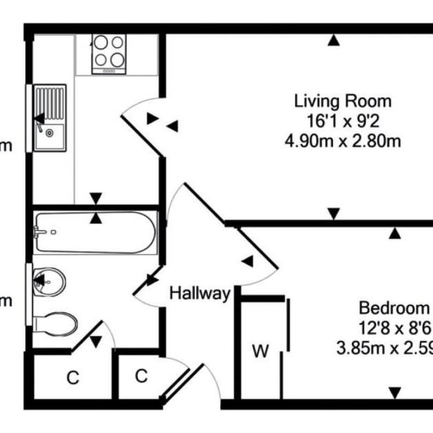 1 bedroom flat to rent - Photo 1