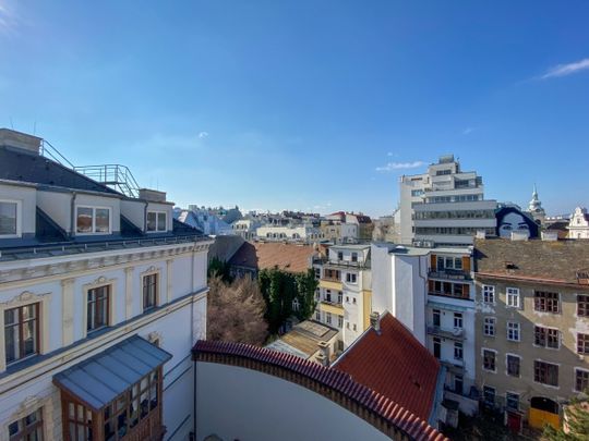 MARGARETENHOF: Traumhafte 3-Zimmer-DG-Wohnung mit Terrasse zu mieten in 1050 Wien - Foto 1