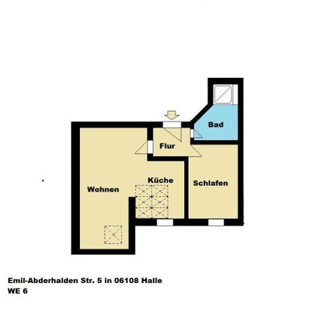 gemütliche 2 Zimmer Dachgeschosswohnung sucht neue Bewohner ab 01.02.2025! - Foto 4