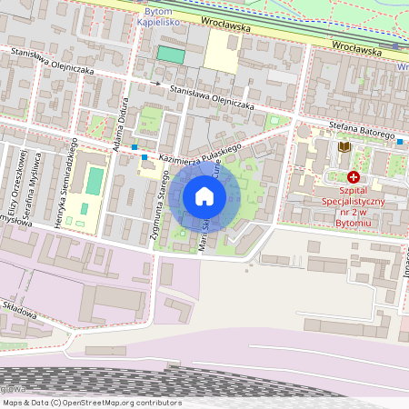 ul. Marii Skłodowskiej-Curie, Śródmieście, Bytom, śląskie