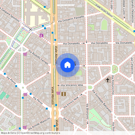 Via Sansovino, 4, Milano, Lombardy 20133