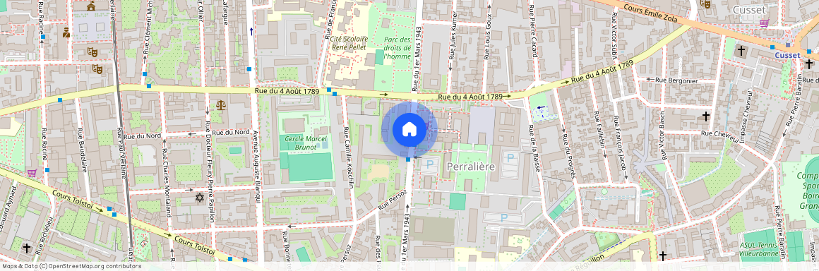 Rue du 1er Mars 1943, Francja, Villeurbanne