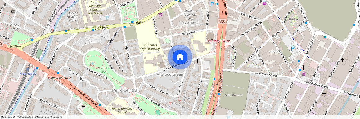 38 Great Colmore Street, Birmingham, West Midlands, B15