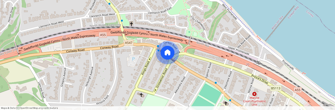 Princess Court, Marine Road, Colwyn Bay, Conwy, LL29