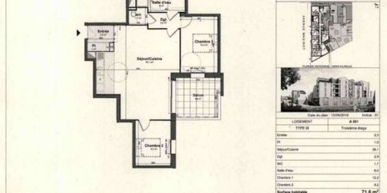 Location Appartement 3 pièces 71m² TOURS 37100 - Photo 3