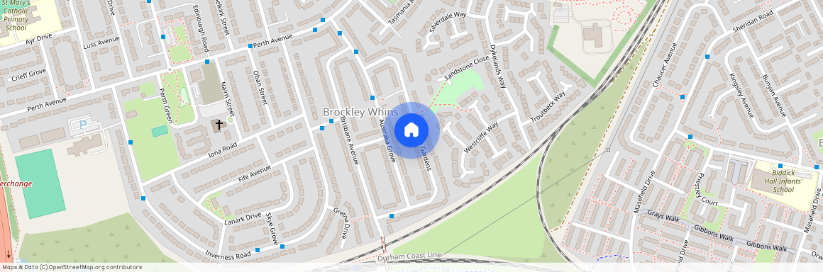 Melbourne Gardens, NE34 9DJ, South Shields