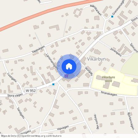 Stora Vägen, Vikarbyn