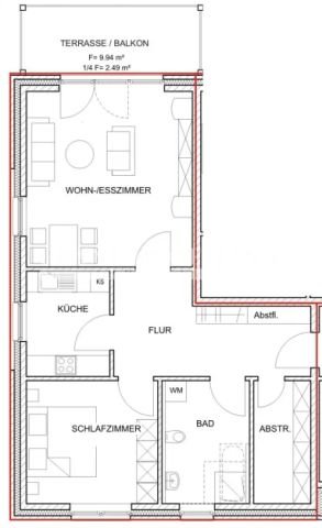 Ruhig und ebenerdig - 2 Zimmer - Terrassenwohnung in Kaltenkirchen - Photo 2