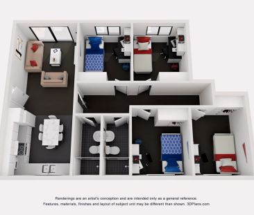 Four Bedrooms Poolside - Photo 2