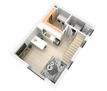 1 Zimmer, 22 m², 1. Stock - Photo 4