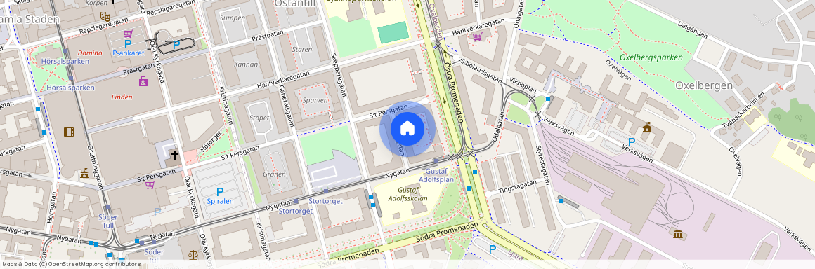 S:t Persgatan 156 E, Centrala Staden