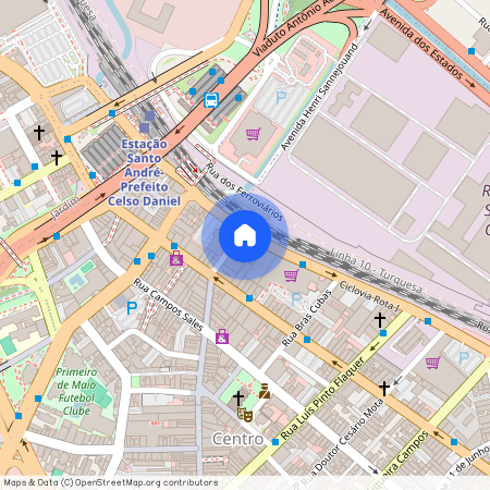 Hotel 7 Encanto, Rua Coronel Oliveira Lima, Centro, Santo André - SP, 09015-190, Brazil