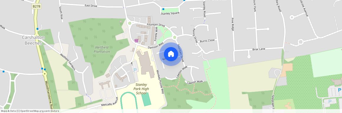 Roman Way, Sutton, SM5